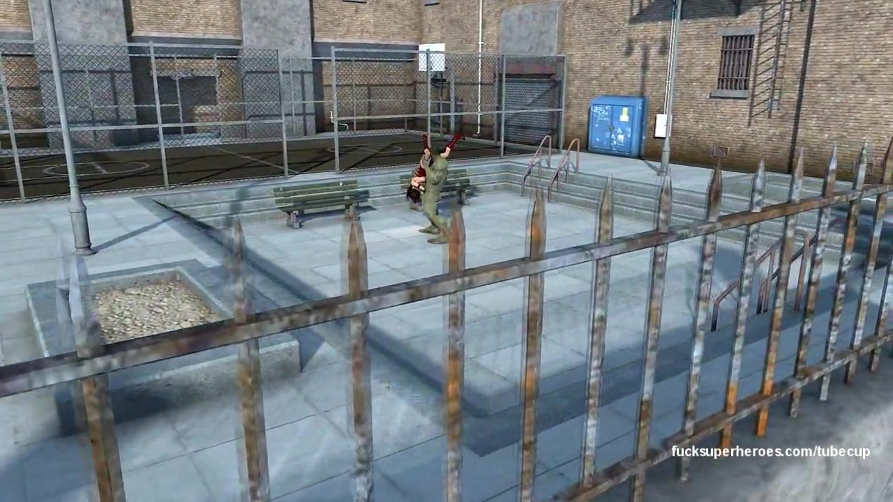 Hulk smashes into Electra's tight cunt
