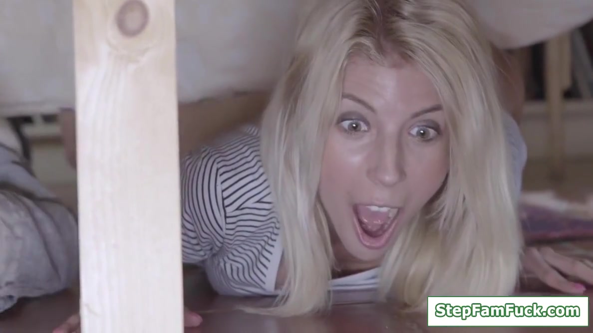 A teen 18+ And Her Stepsis Blowjob Stepbro