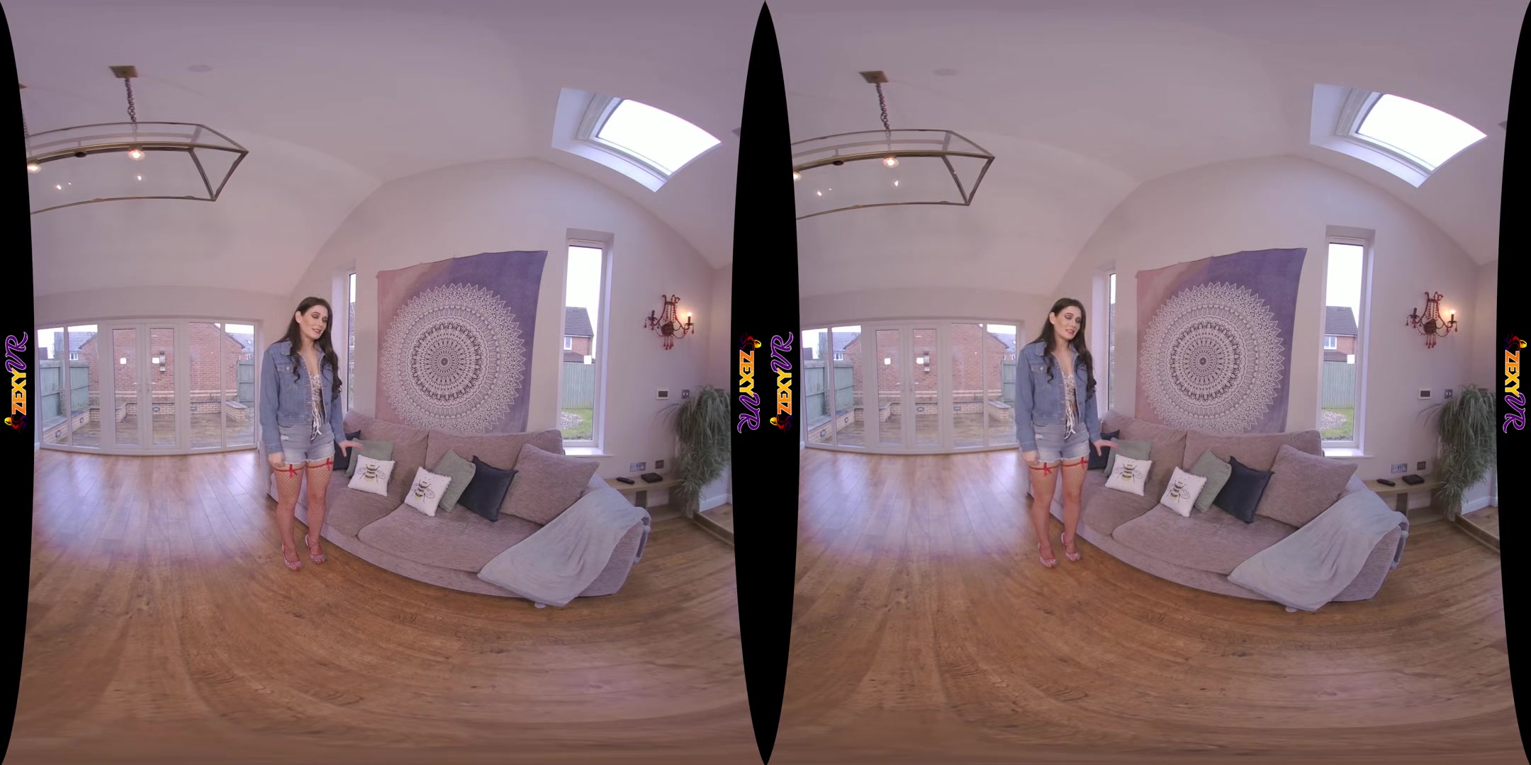 Make It Up To You - Sexy Brunette Striptease in VR
