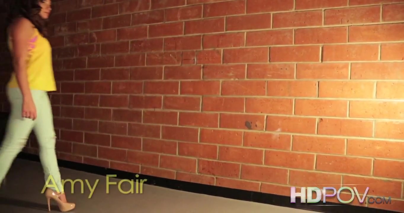 HD POV Amy Fair rides you with her bald pussy