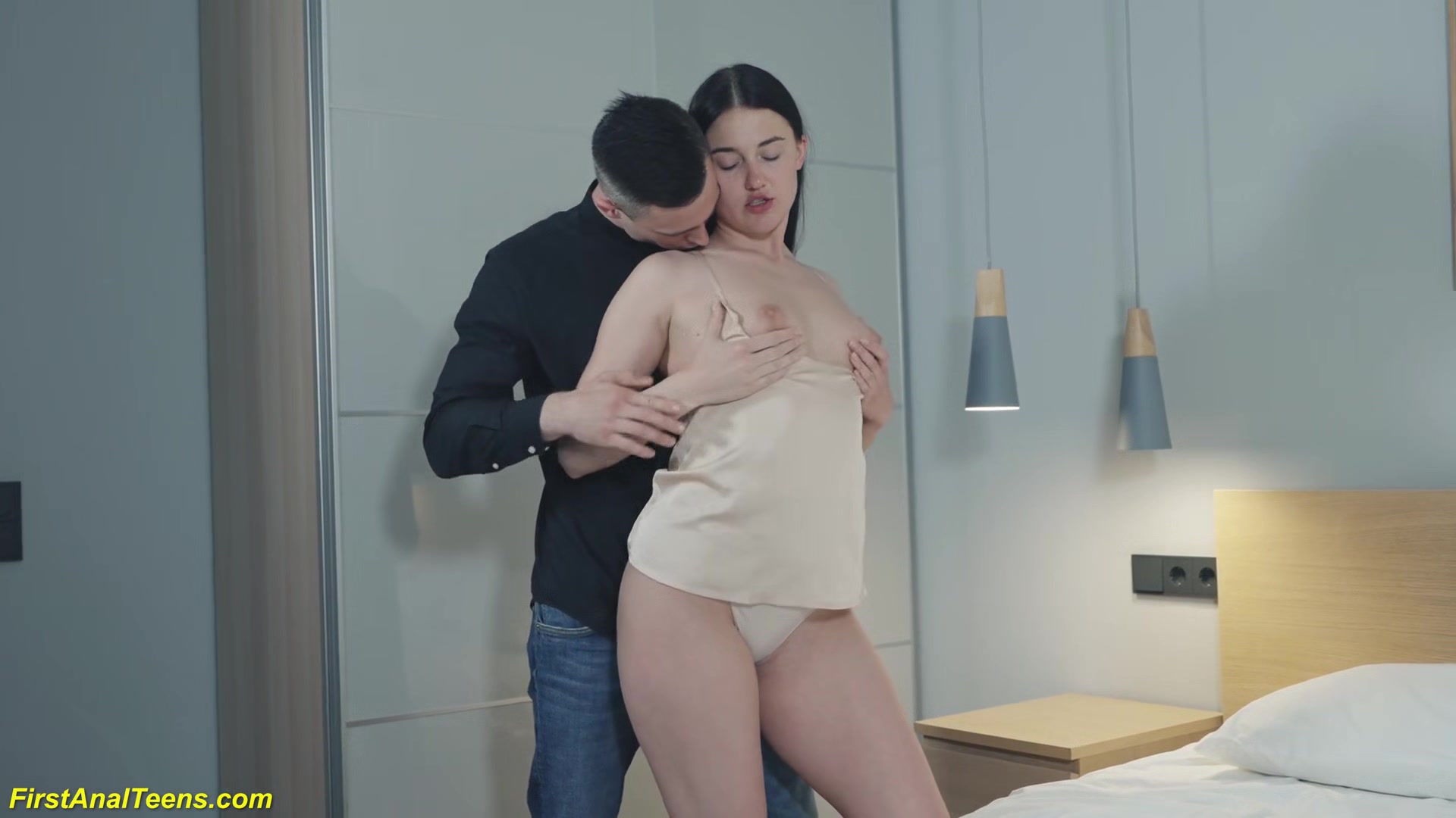 Her Very First Rough Dp Fuck Lesson