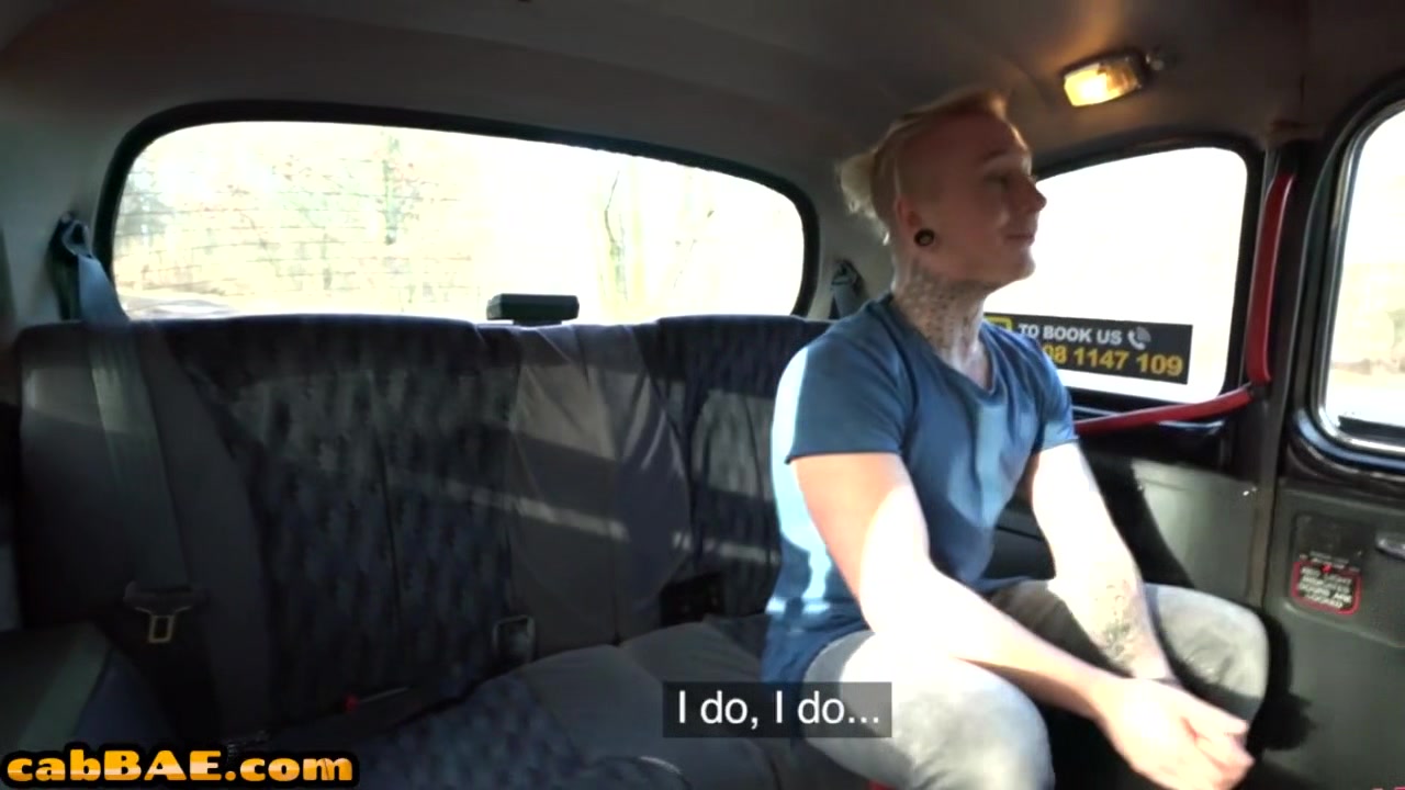 MILF taxi driver in stockings doggy styled in car by client