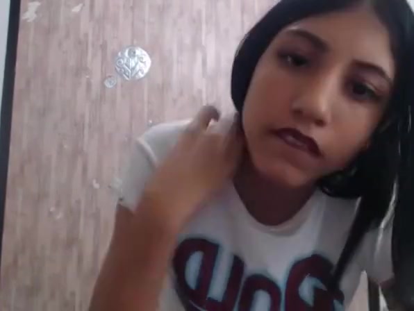 Skinny Latina Trap Posing