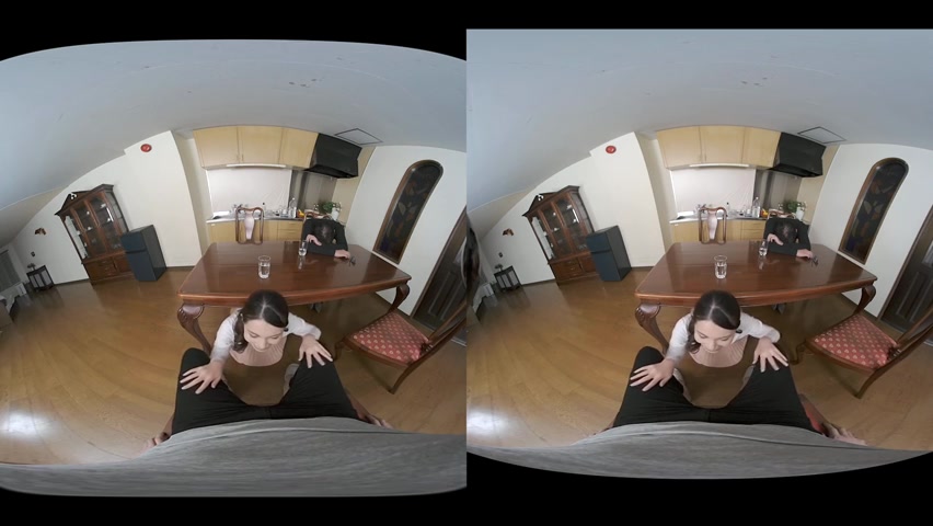 Nana Kamiyama [VR] Hot housewife with husband's co-worker - Caribbeancom