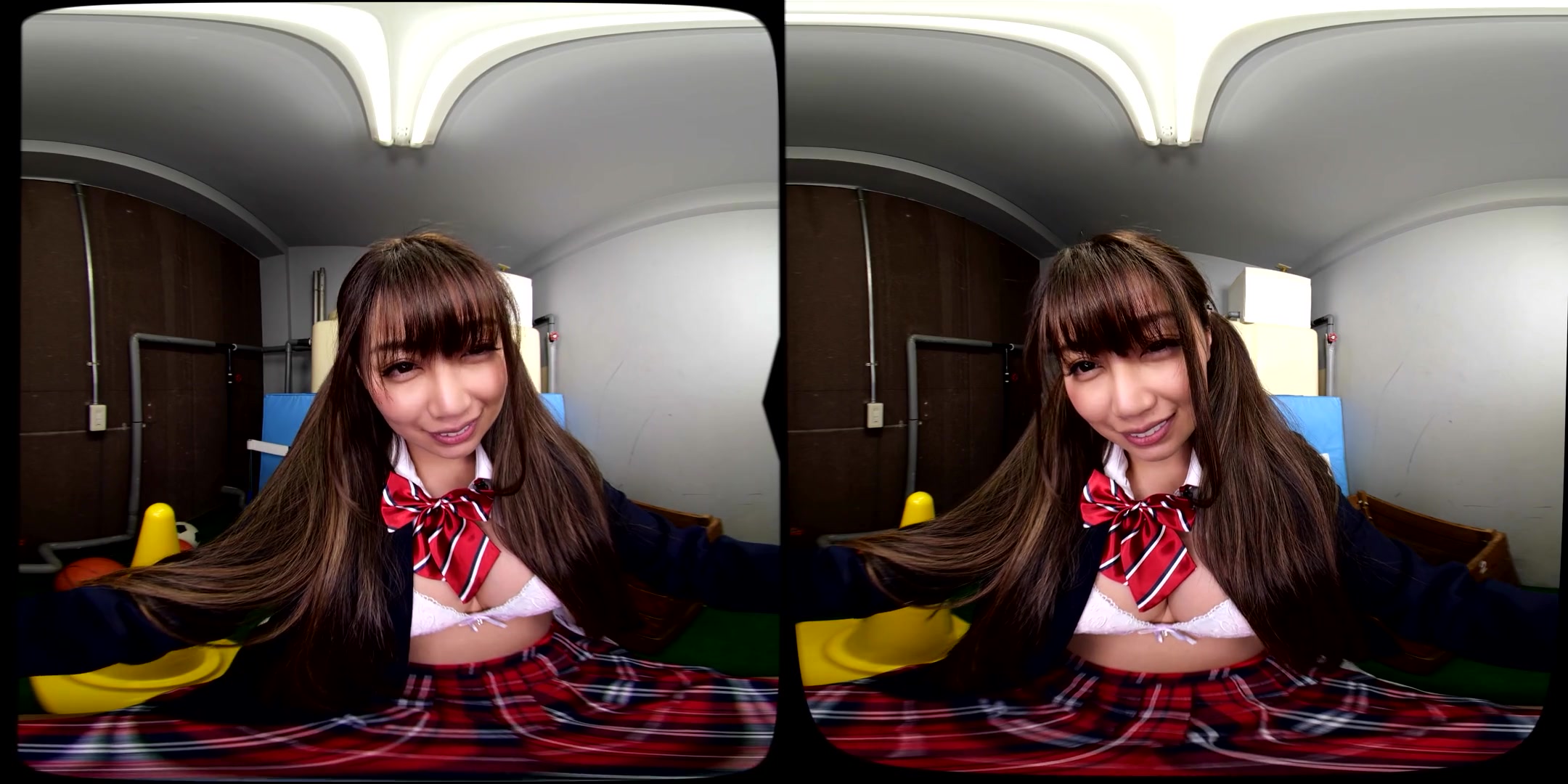 Virtual Dive: Me and Miho Abe Alone in a Classroom - Asian Underwear Tease
