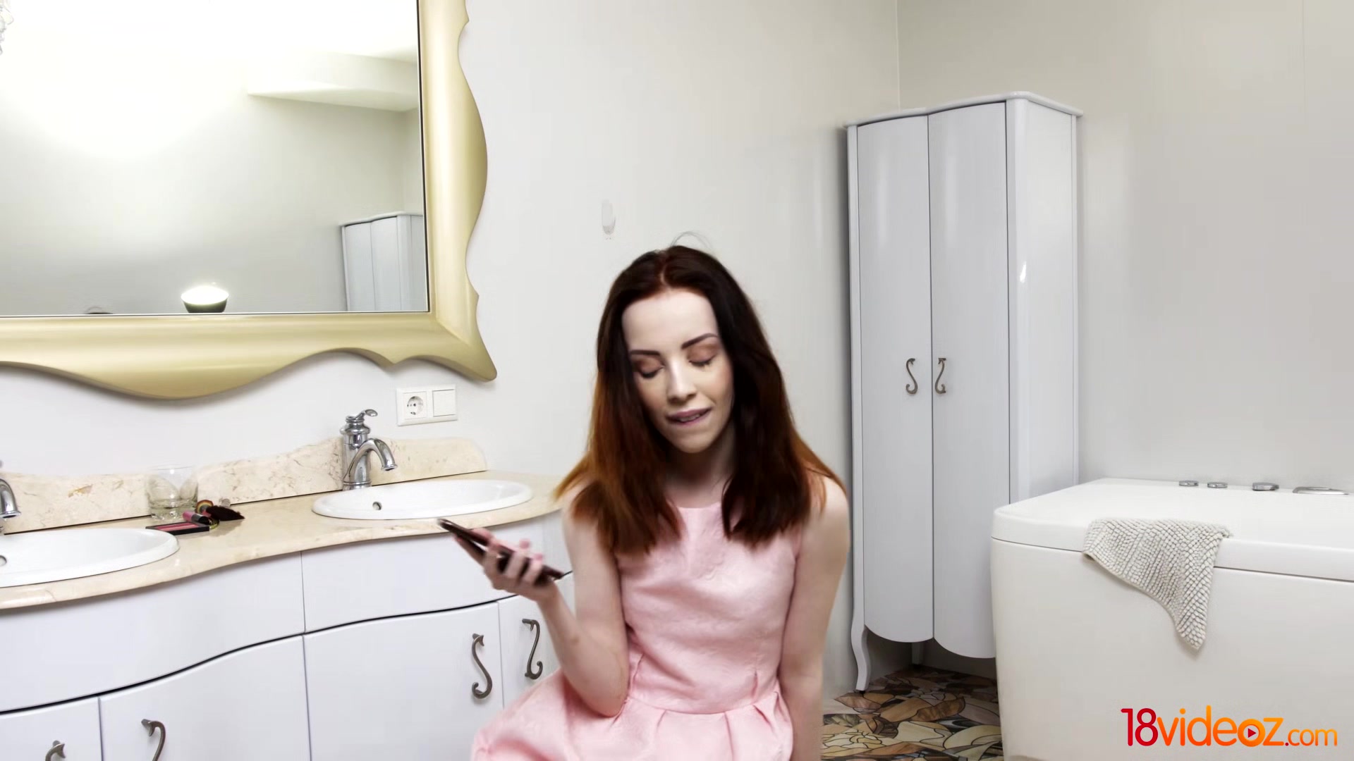 18 Videoz - Lottie Magne - Skinny teen 18+ takes big fat cock