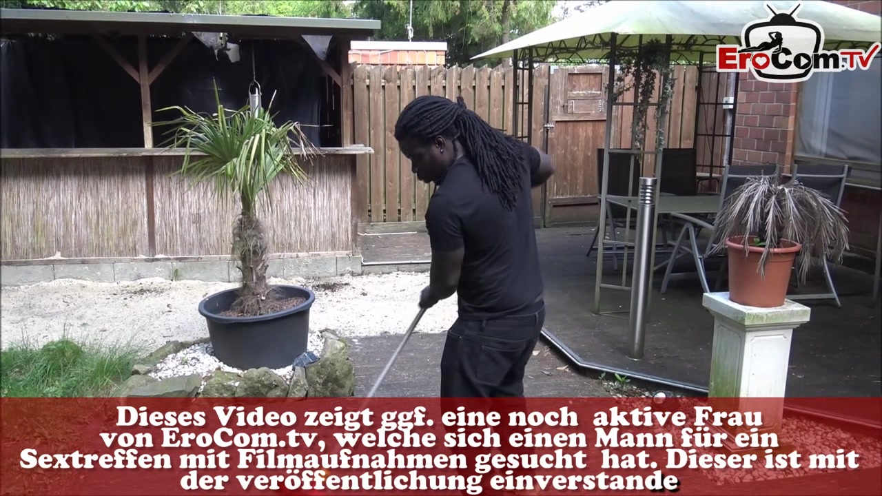 german mature blonde milf outdoor fuck with neighbor