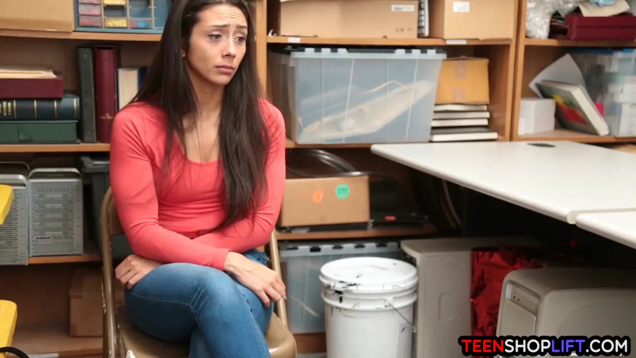 Busted Latina teen 18+ Thief Sucks And Fucks To Go Free