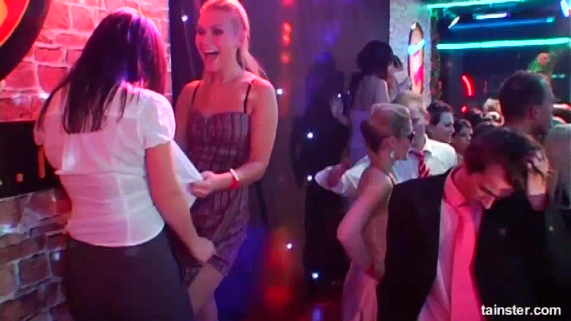 Superb horny brides suck big cocks in public
