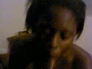 Black chick gives head