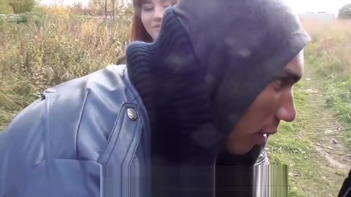 redhead with huge tits sucking dick