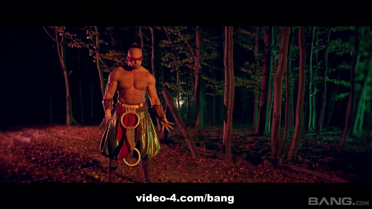 Eveline Dellai rides a knights flesh sword until her pussy is sore - BANG!