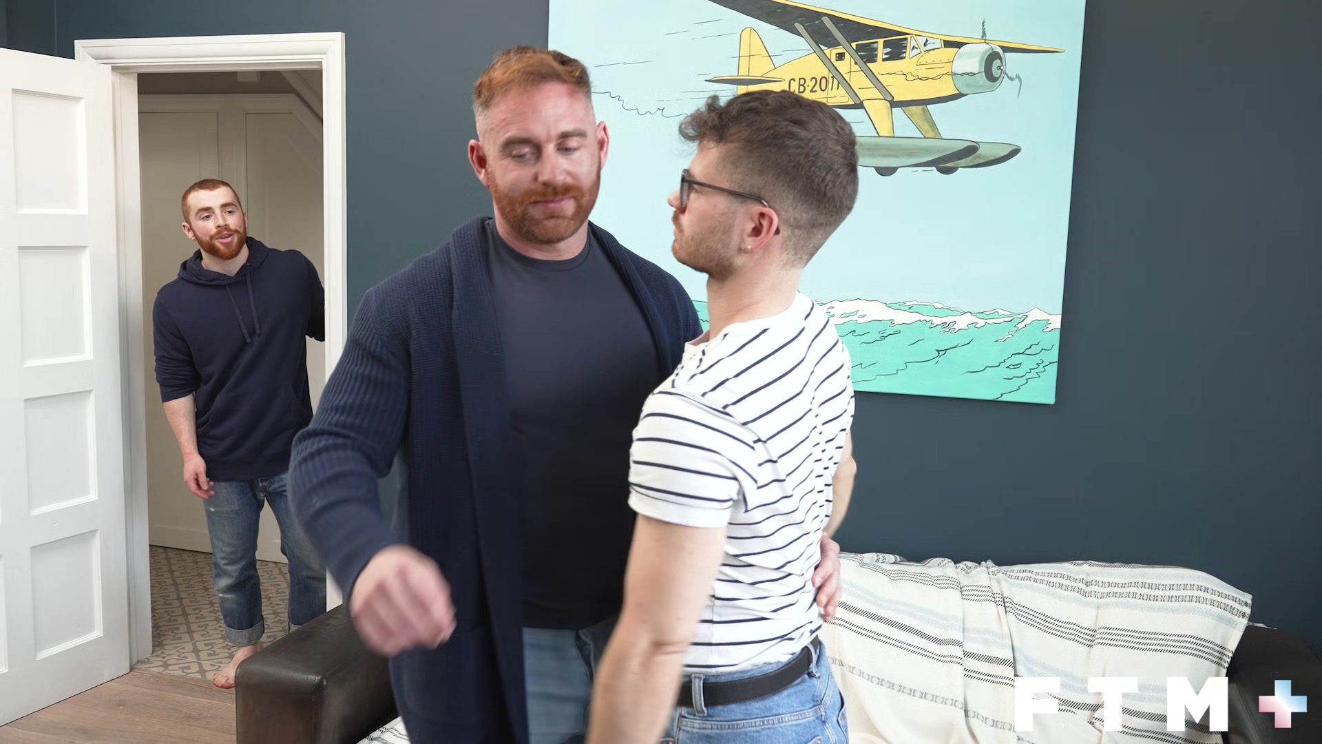 FTM Eddy is fucked and bred by Jonas Jackson and Red Rider