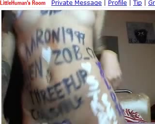 Amazing tiny brunette showing her body full of tattoos