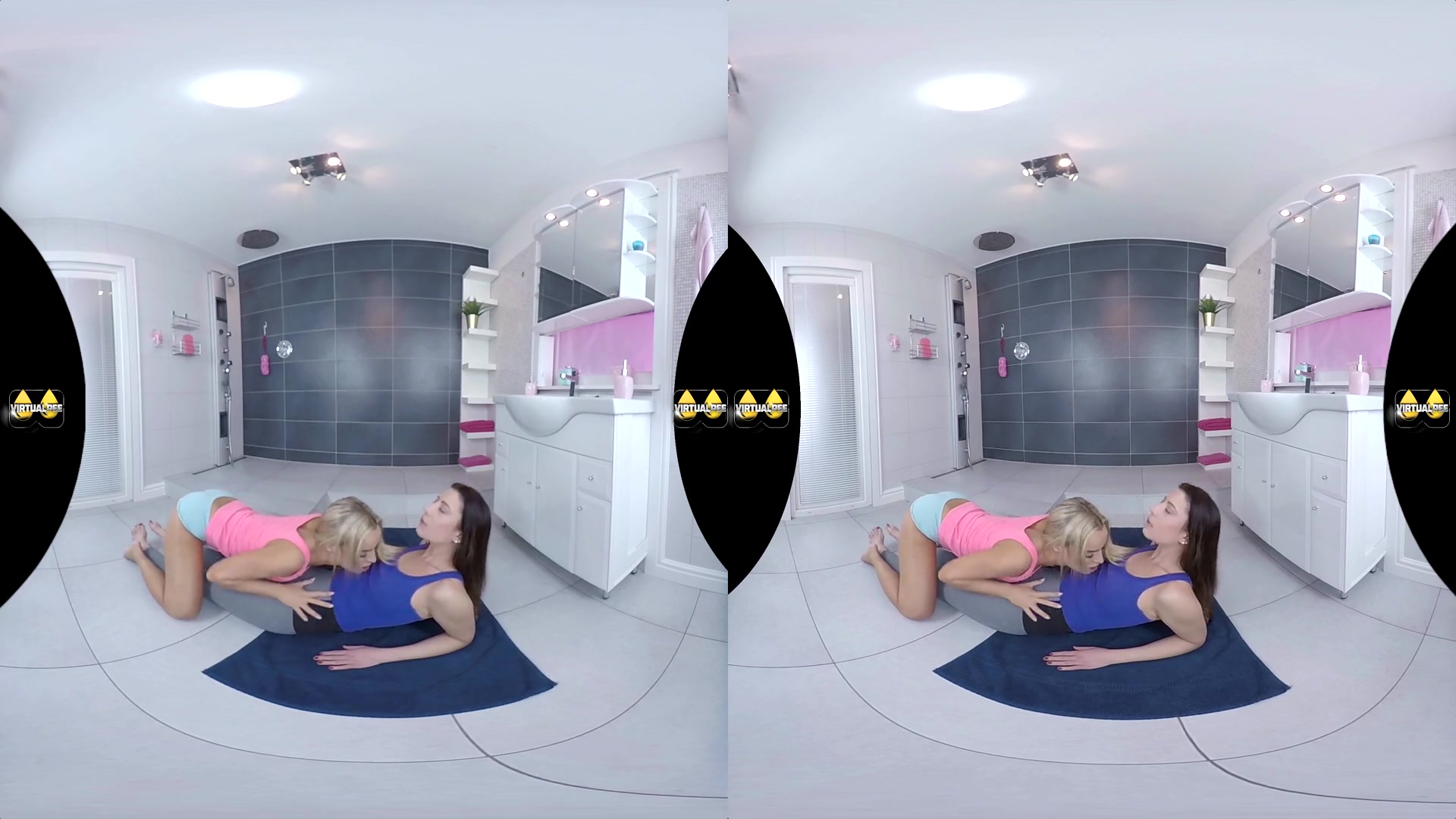 Therese Bizarre & Amy Pink in Clothed Golden Showers - VirtualPee