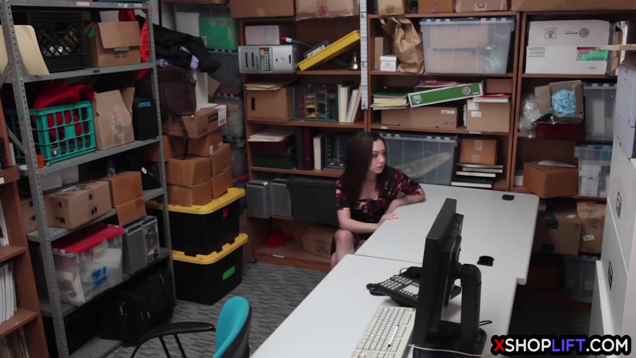 Hot Shameless teen 18+ Shoplifter Fucked By A Security Guy