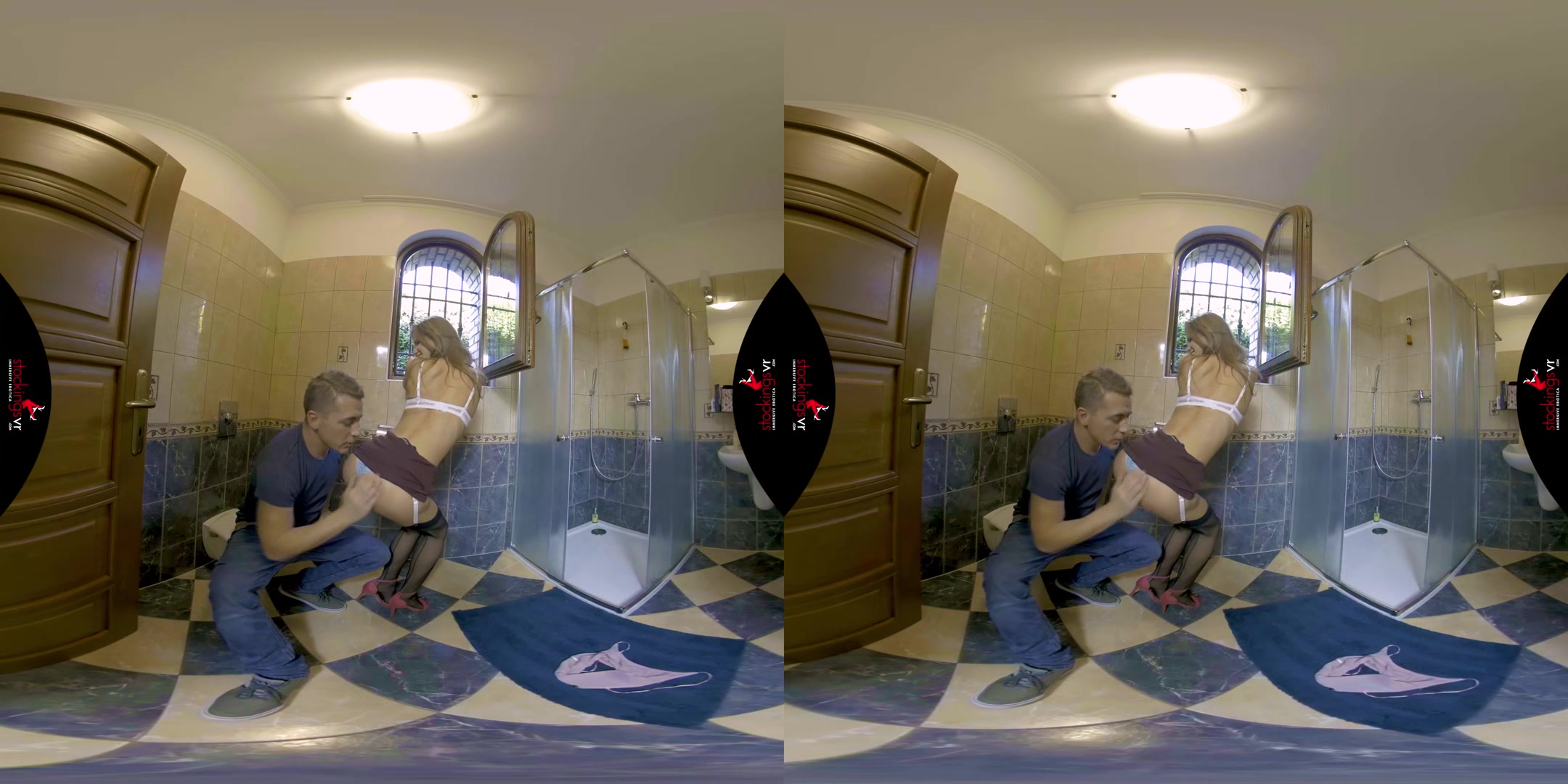Toilet lap dance starring Sarah Kay