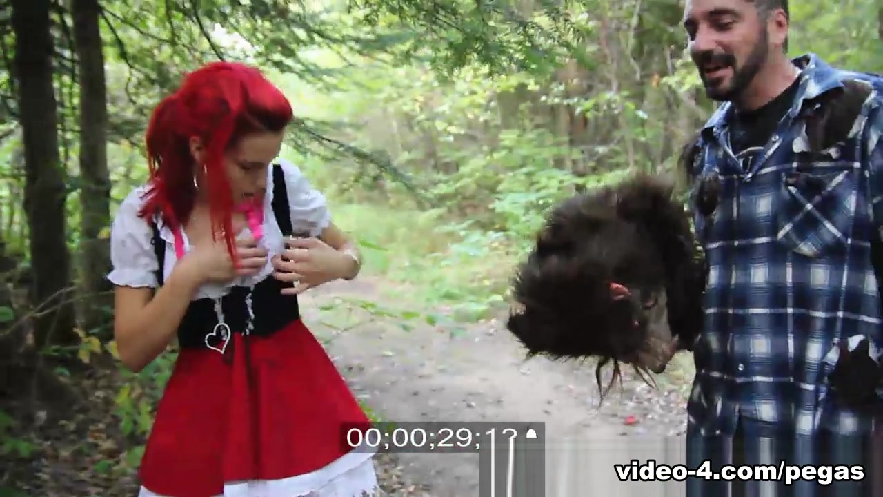 Brind Love & Dick Pickaxe in Lil Red Riding Hood Caugh and Fucked - PegasProductions