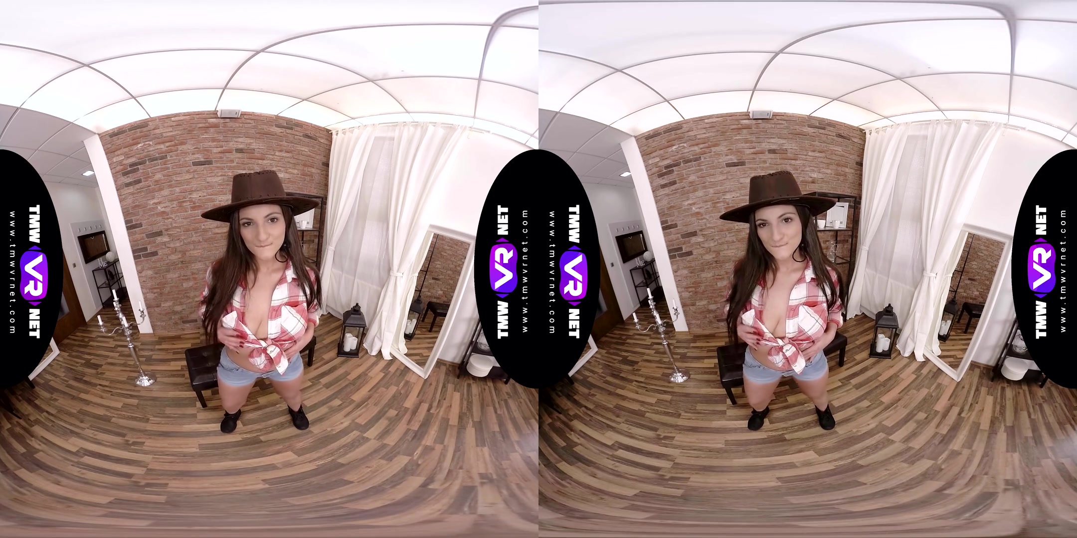 Nicolette Noir in Cowboy Hat Over Wet Pussy - TmwVRNet