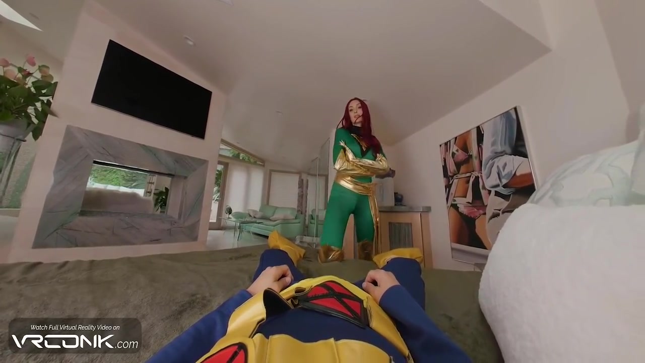 Sexy Redhead Phoenix In Heels Rides Big Dick In X-men 97 Cospaly Parody Pt.3 7 Min With Jay Romero, Vr Porn And Charlotte Sins