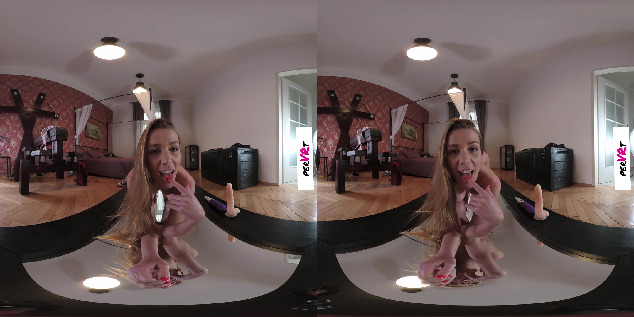 Alexis Crystal in Alexis Crystal in The Kinky Flat - Ep. 1: The Mirror - perVRt