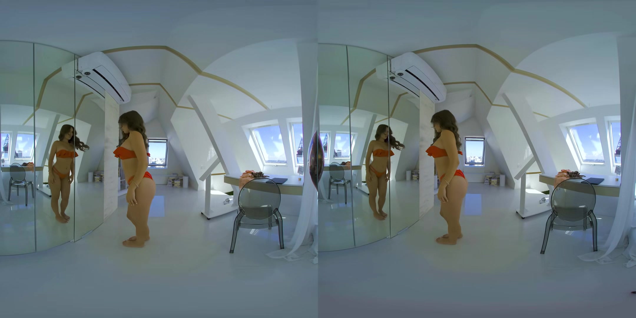 Olena's Striptease In The White Clouds - Vrsun