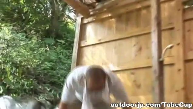 Suimire Matsu Has A Soapy Suck And Fuck Session Outdoors