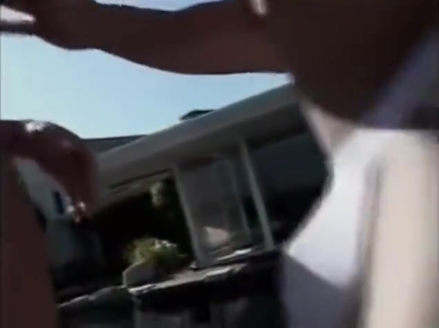 Busty tranny jerks off and rides cock