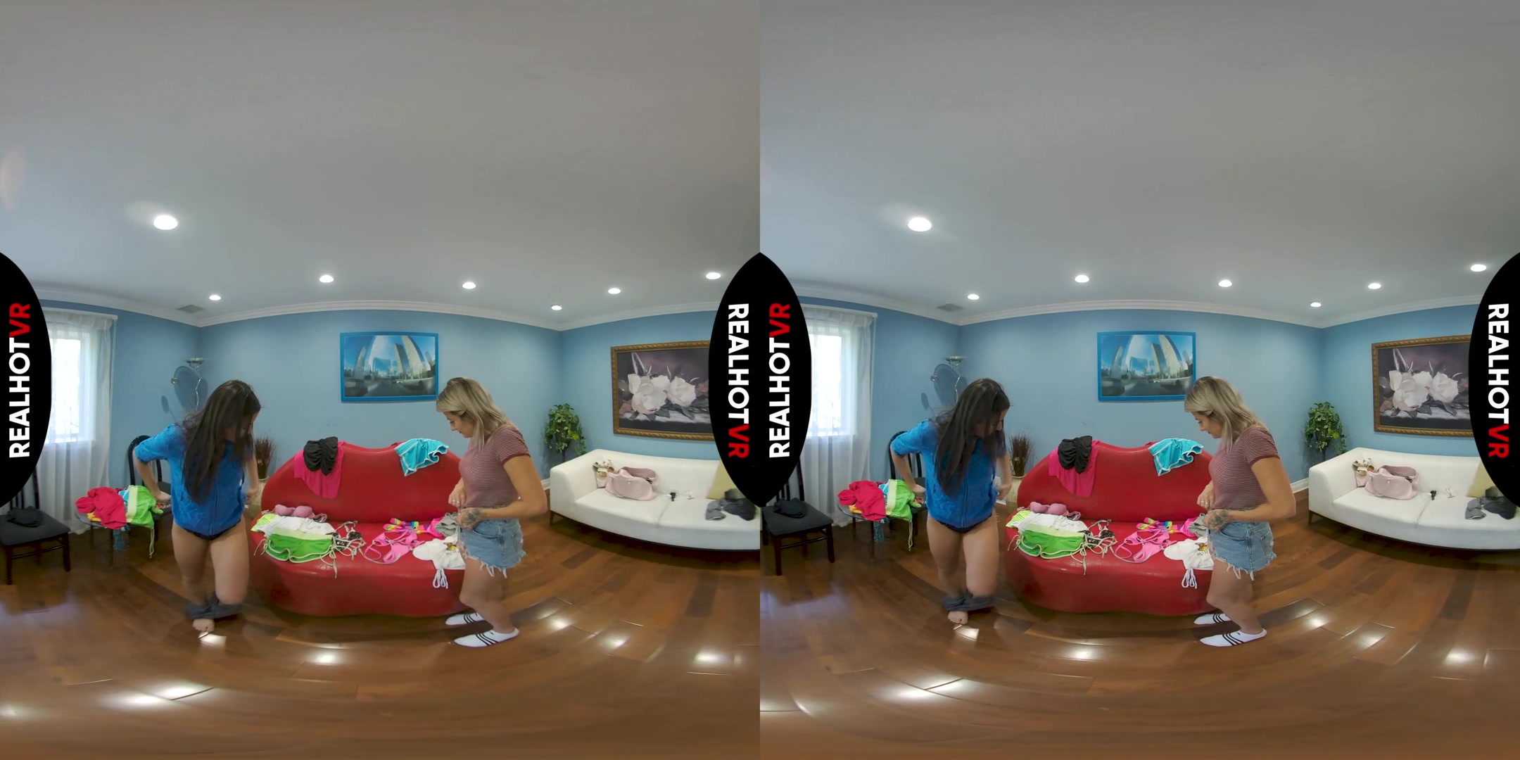 Behind The Scenes With Kylie Rocket & Harmony Rivers - RealHotVR