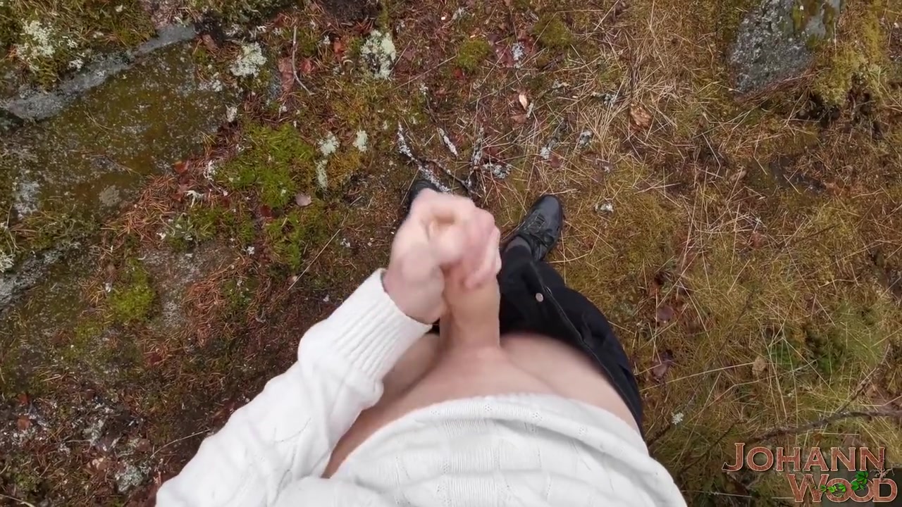 Spit As Lube = Amazing Cumshot! Taking My Dick Out Public And Give It What It Needs
