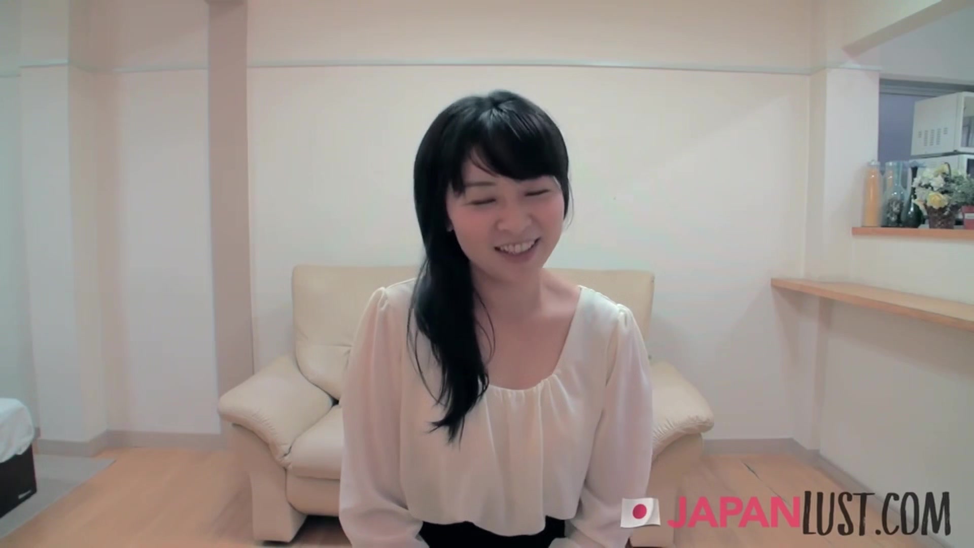 Skinny Japanese Cougar Takes Toy In Ass During POV Sex