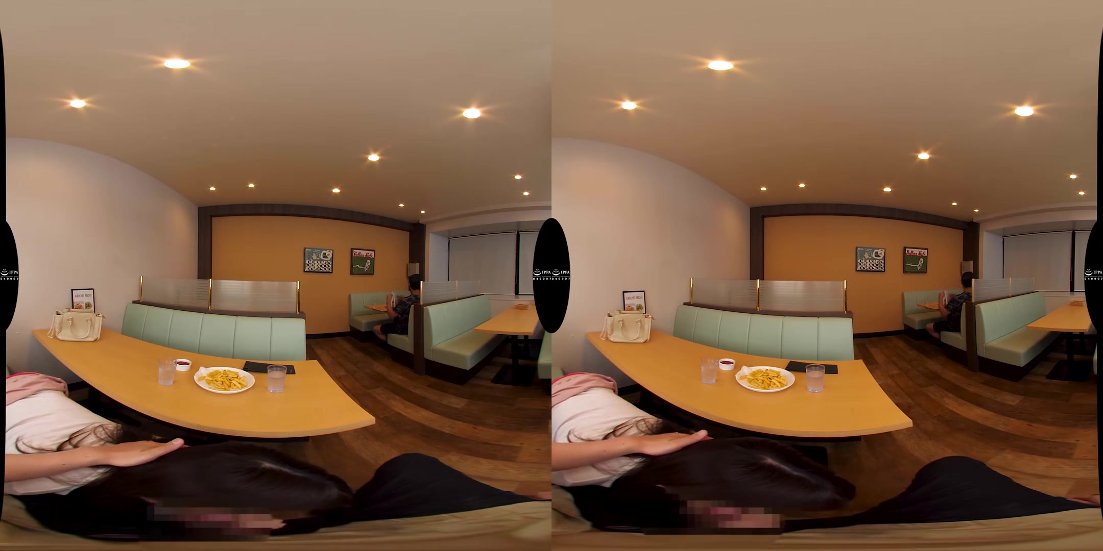 Fired for a Blowjob at the Restaurant - Busty Japanese Virtual Girlfriend in VR