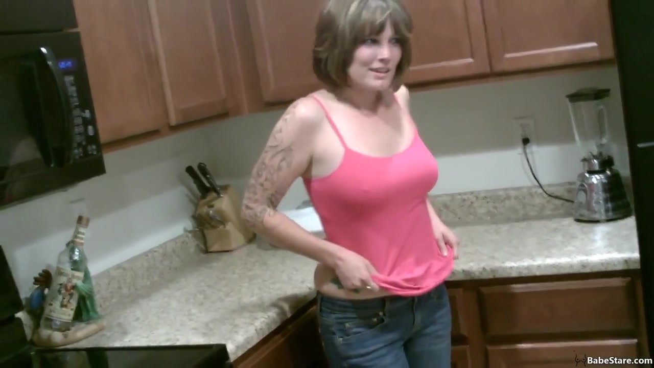 Misty Plays With Herself In The Kitchen
