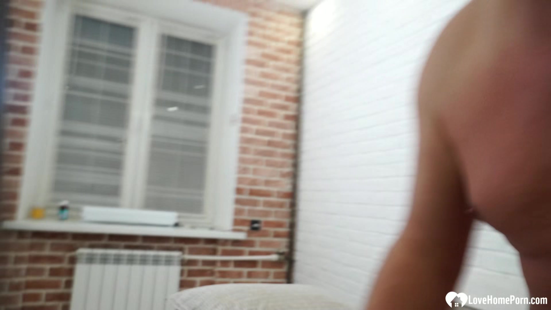 Hot MILF fucks and spreads her creamy pussy