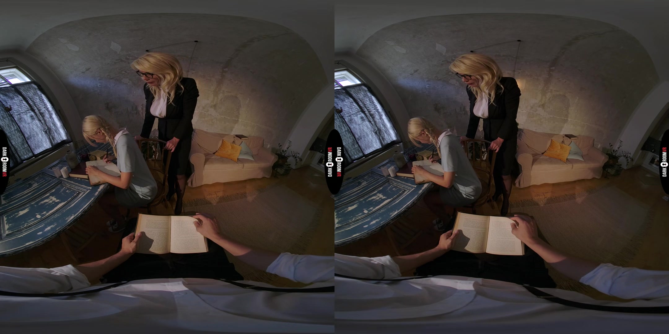 Lika Star & Tiffany Rousso VR Porn: You Will Learn The Lesson, Bitch - DarkRoomVR