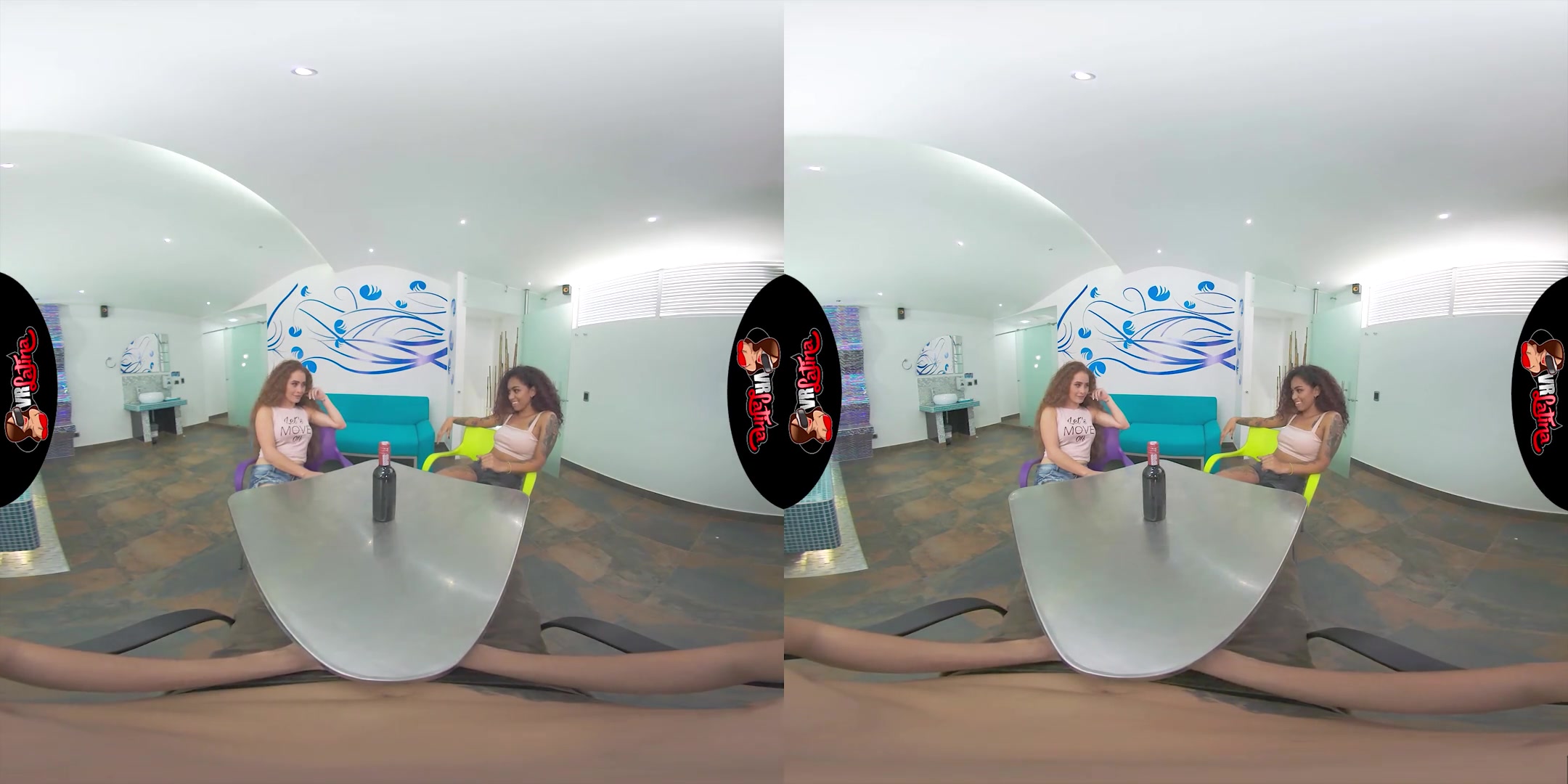 Alejandra Zapata & Karina Rojo in Chocolate Orange - VRLatina