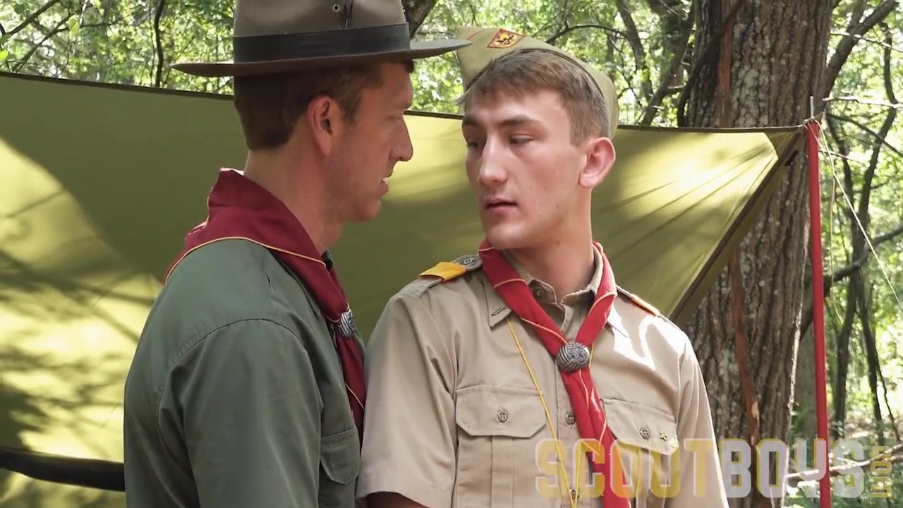 Sexy Scoutmaster Seduces A Cute Twink In Forest