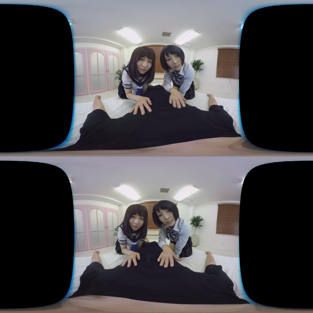 Yuri Shinomiya and Miku Abeno - schoolgirls 18+' Virtual Health Lesson - WOW!