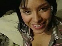 Cute latina sucking dick