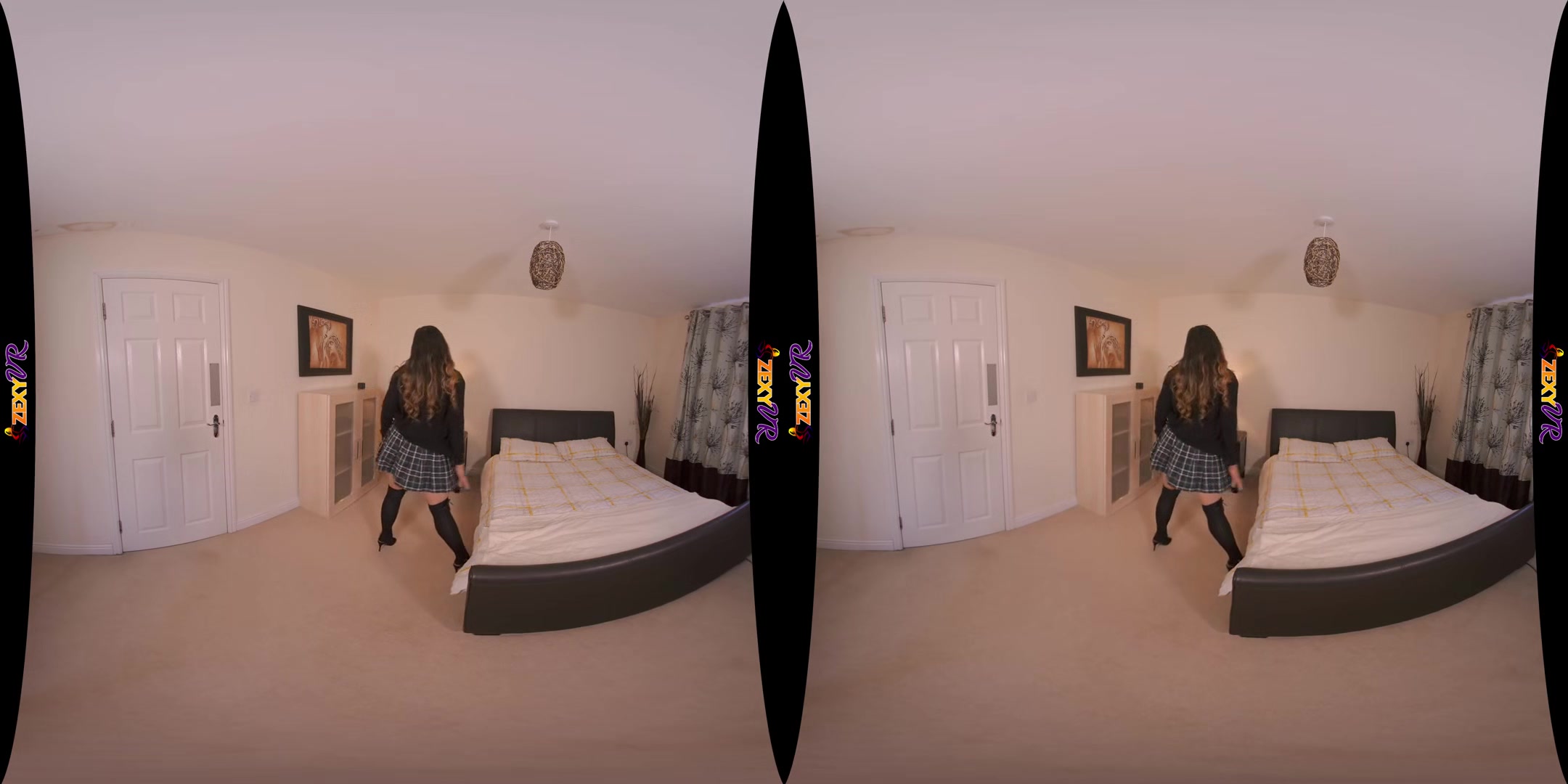 College Cutie - Sexy Coed Striptease - ZexyVR - SexLikeReal
