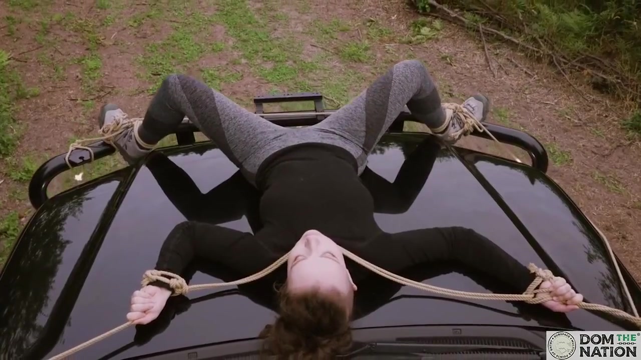 Vaginally Reamed Bdsm Beauty Goes Overlanding In The Woods