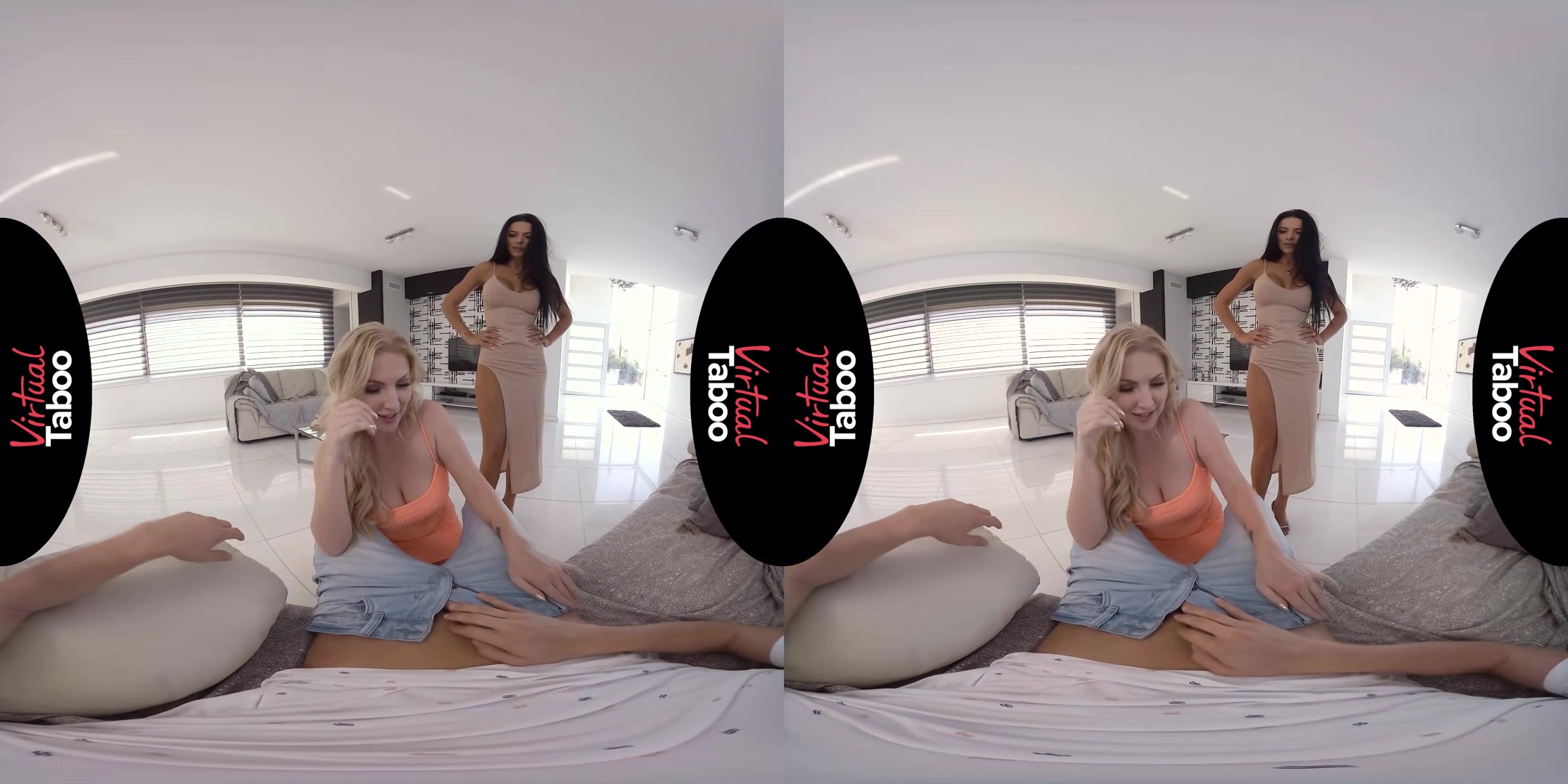 Georgie Lyall, Shalina Devine VR Porn: Being A Lucky Motherfucker - VirtualTaboo