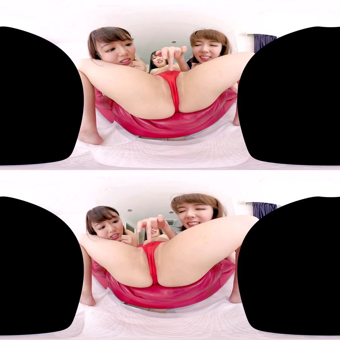Tiny Mosaic Cencorship! Horny Girls Shove their Pussies Right in Your Face! - Asian Lesbian Threesome