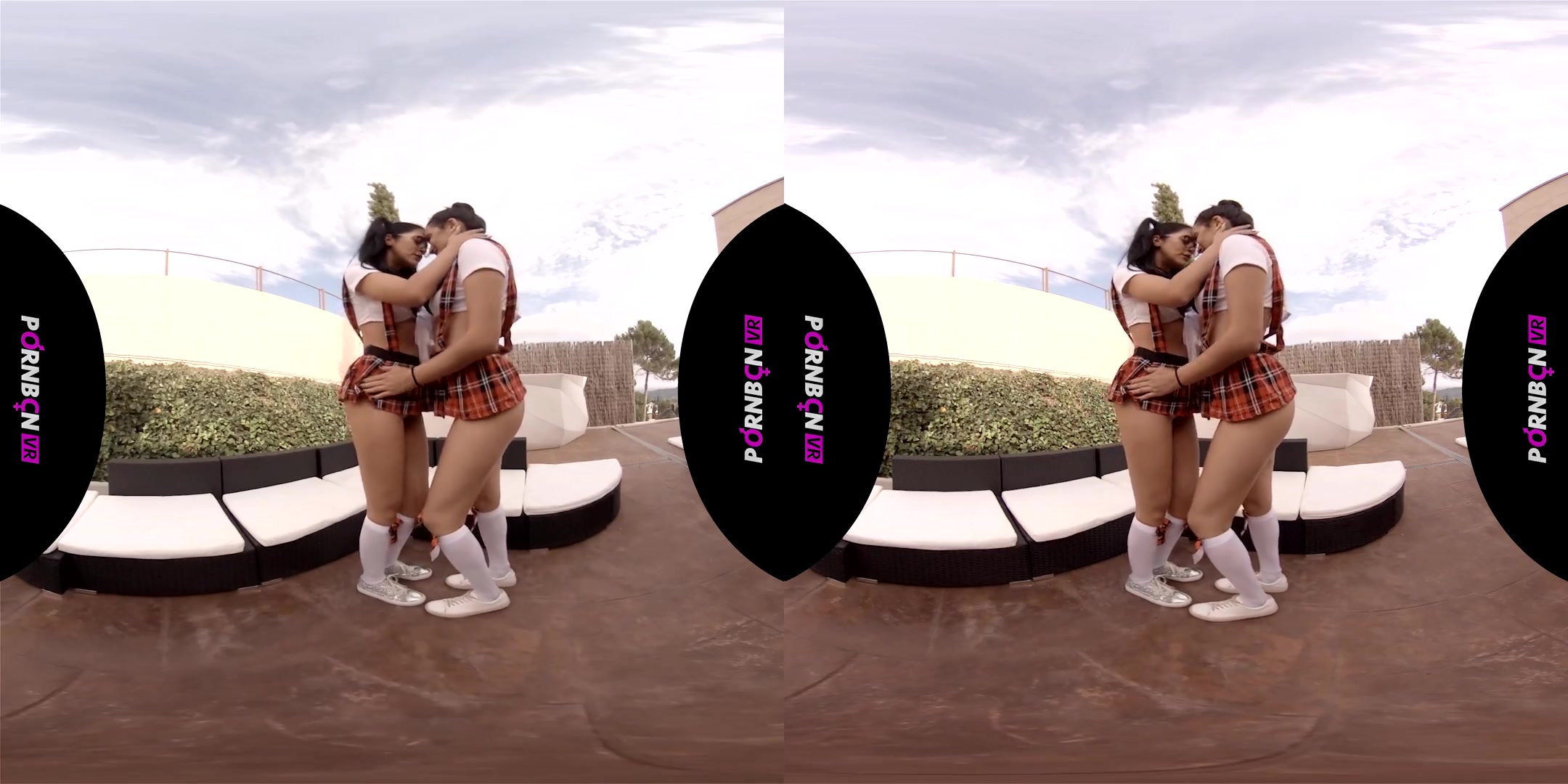 2 Lesbian schoolgirls 18+ - SexLikeReal