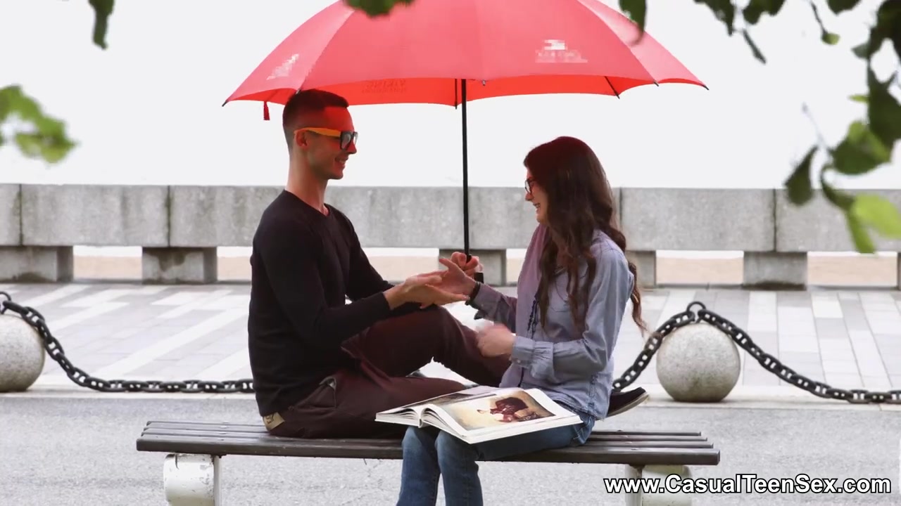 Ariana Shaine in Casual teen 18+ fuck on rainy day