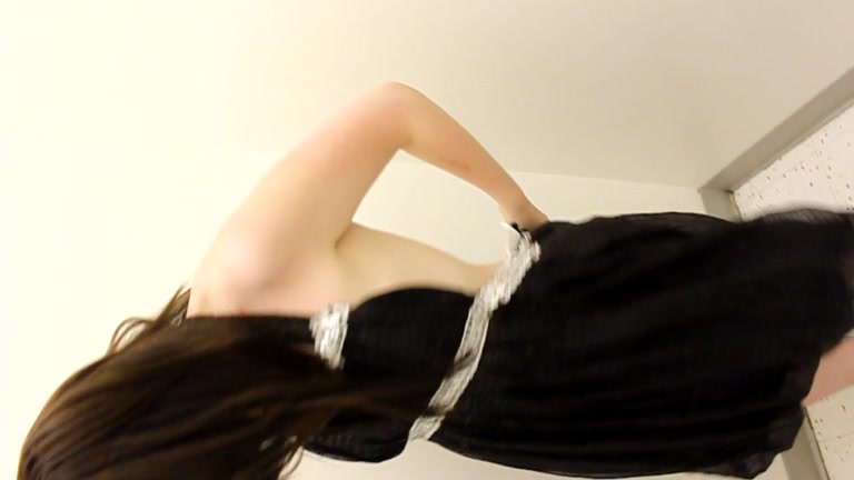 Youthful girlfriend engulfing and fingering in the fitting shop