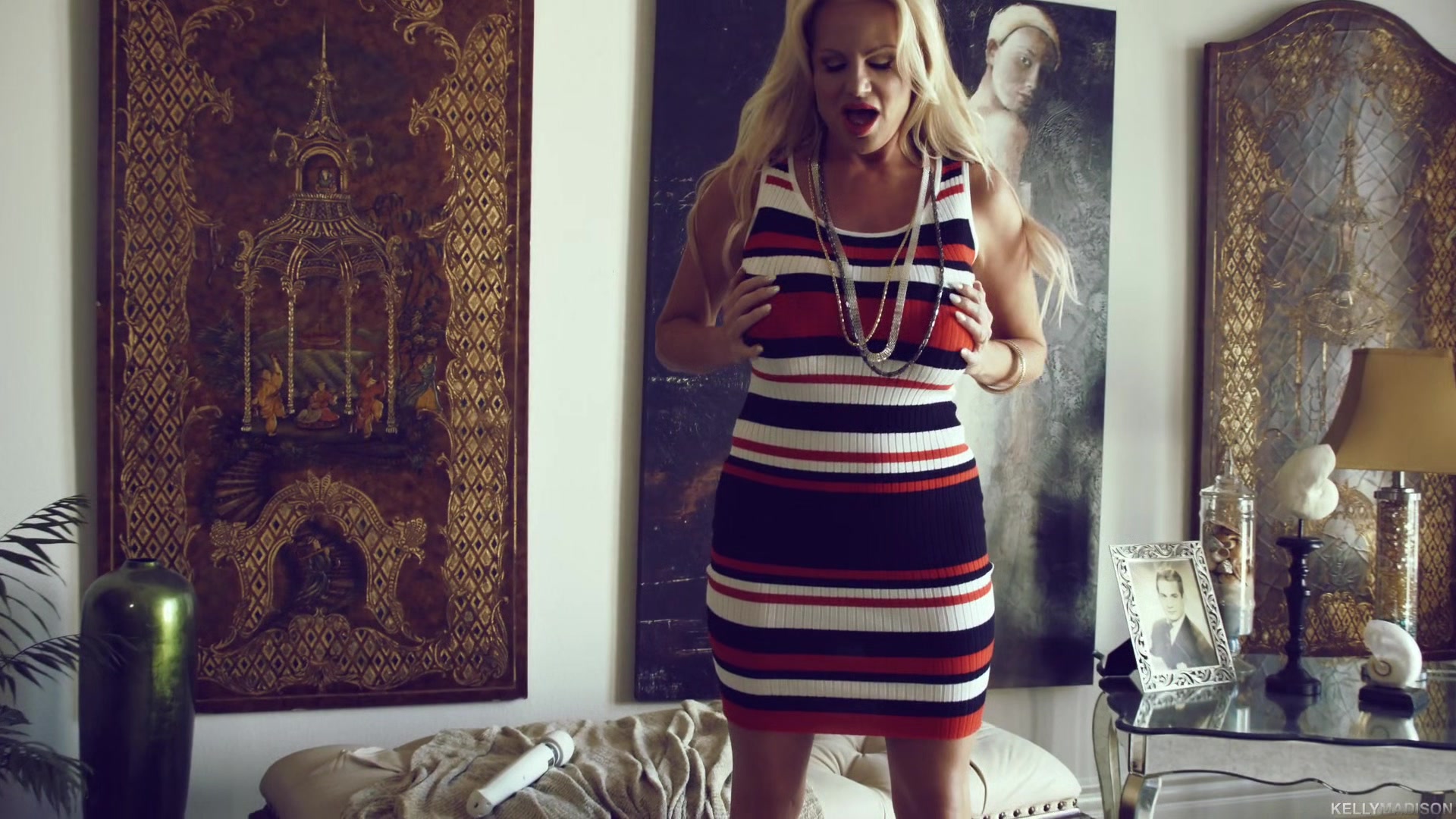 Stripping Stripes - Starring: Kelly Madison - PornFidelity