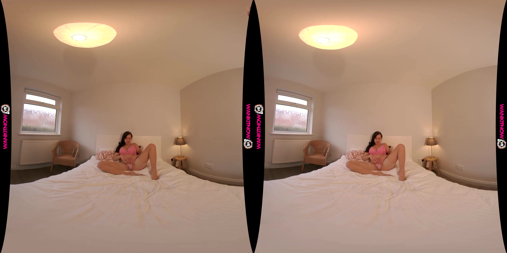 Teasing Tindra - Big Tit Brunette Solo Striptease