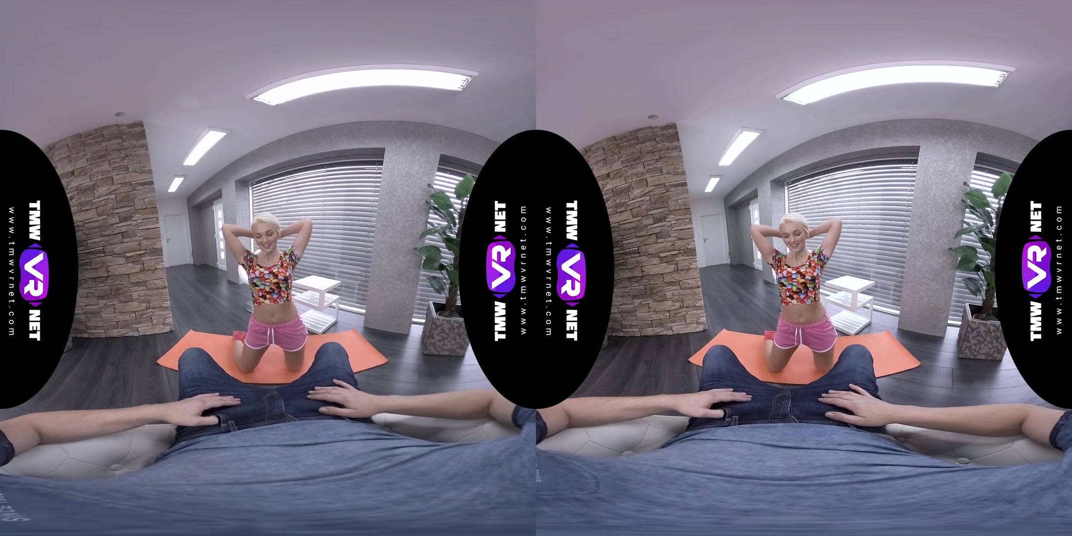 Hardcore Sex In A Yoga Class - Blonde Small Tits Teen Pov