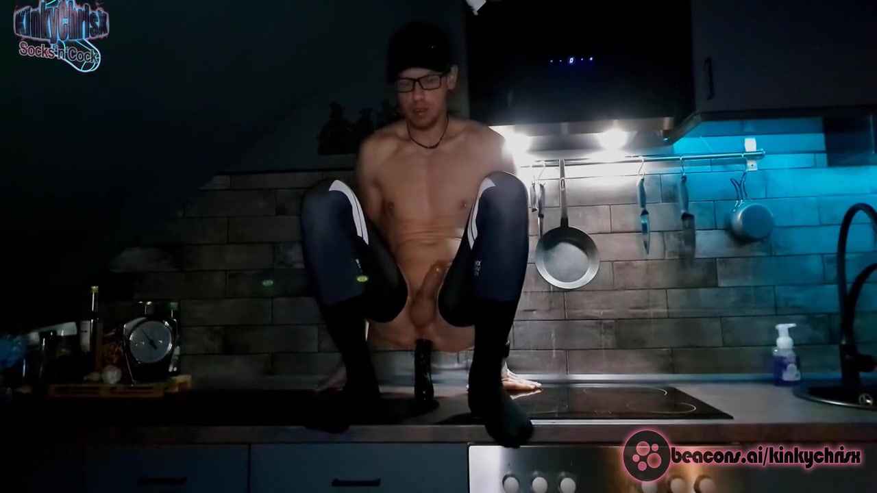 Kinkychrisx - Kitchen Fuck In Thigh High Socks